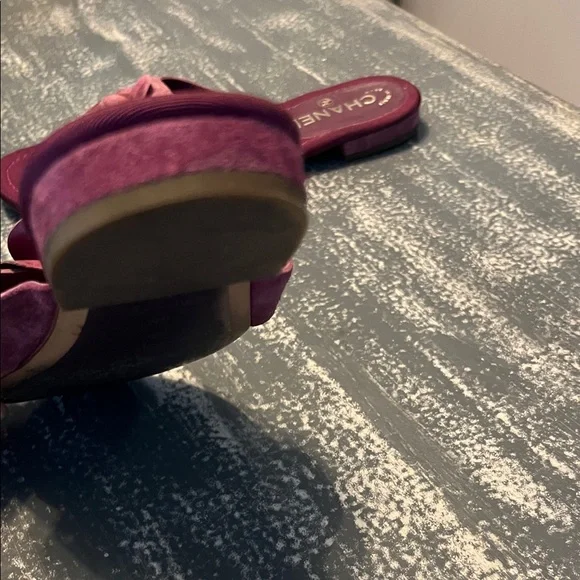 Chanel Camellia Sandals